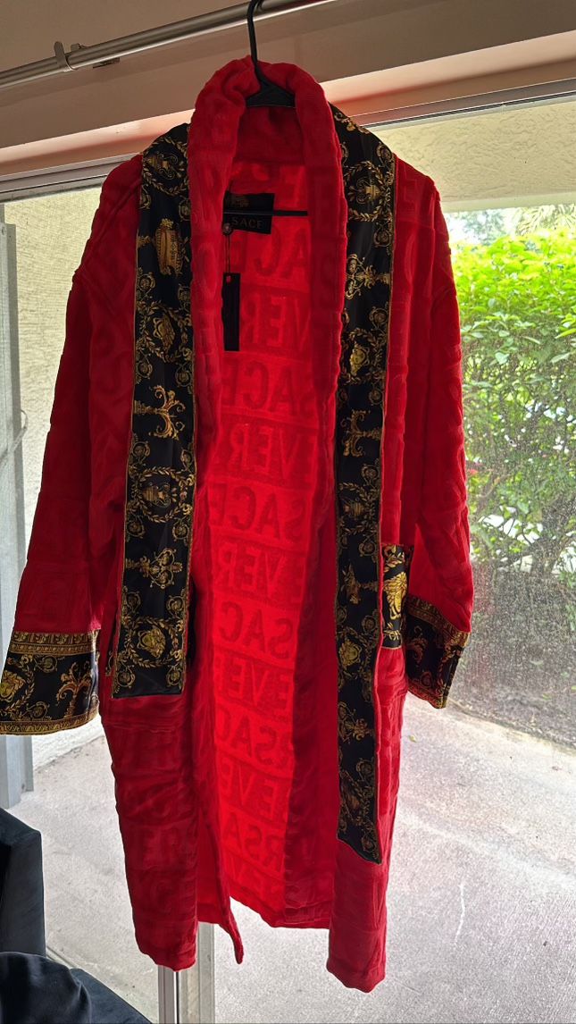 Red Versace Robe