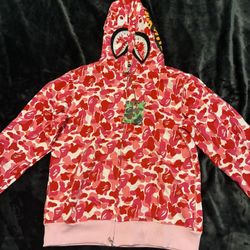 Pink Bape Hoodie 