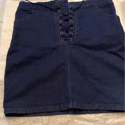 Jean Skirt 