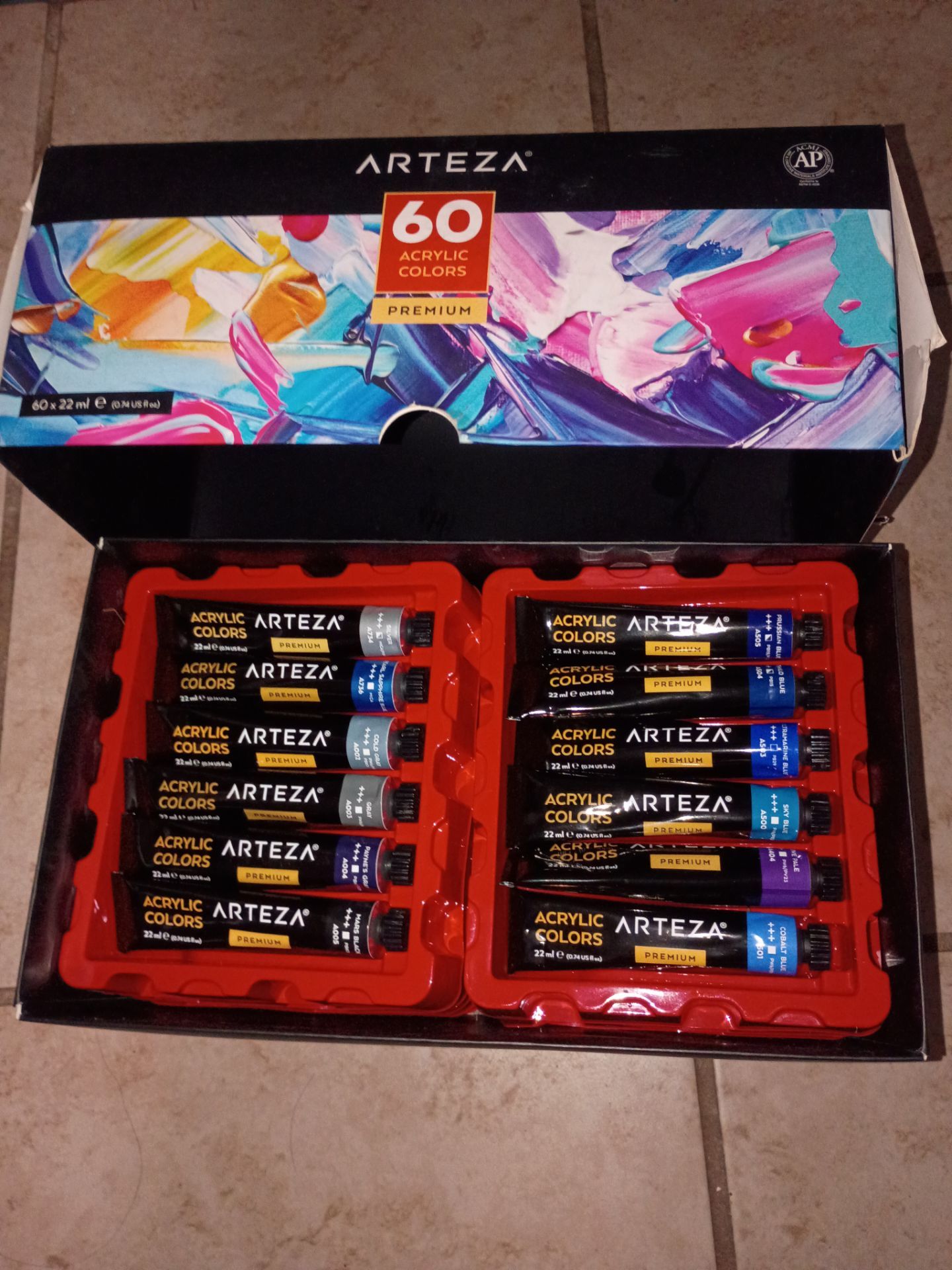 ARTEZA 60 ACRYLIC COLORS