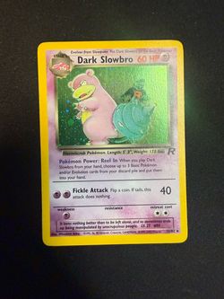 Dark Slowbro Holofoil Unlimited - 12/82 - Team Rocket