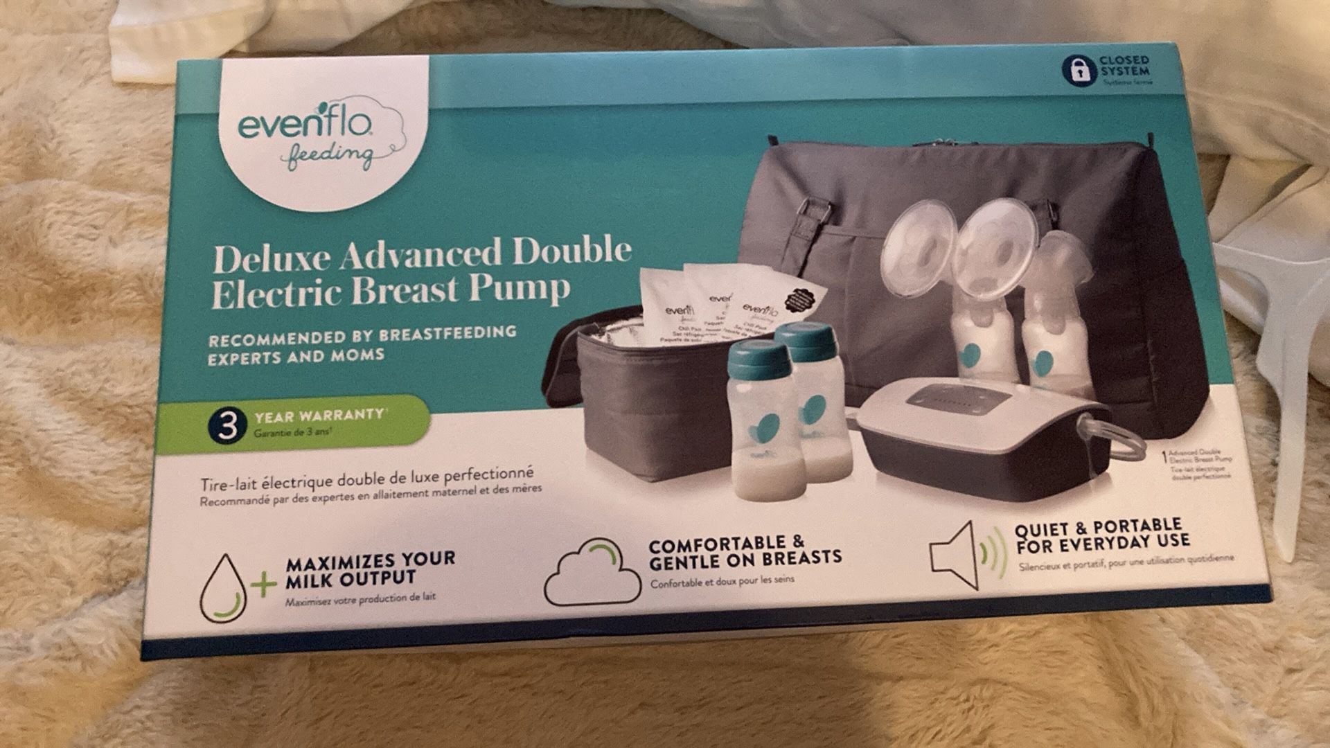 EVENFLO ADVANCED DOUBLE ELECTRIC BREAST PUMP