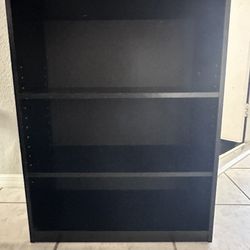 Black Bookcase (3 Shelves)