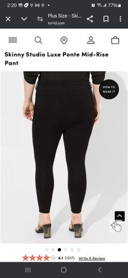Torrid Studio Ponte Skinny 