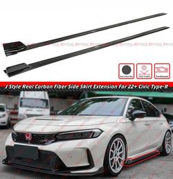 23-25 Honda Civic Type-R FL5 Real Carbon Fiber Side Skirt Splitters