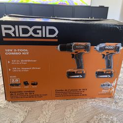 Rigid Como Kit Drill And Impact Driver