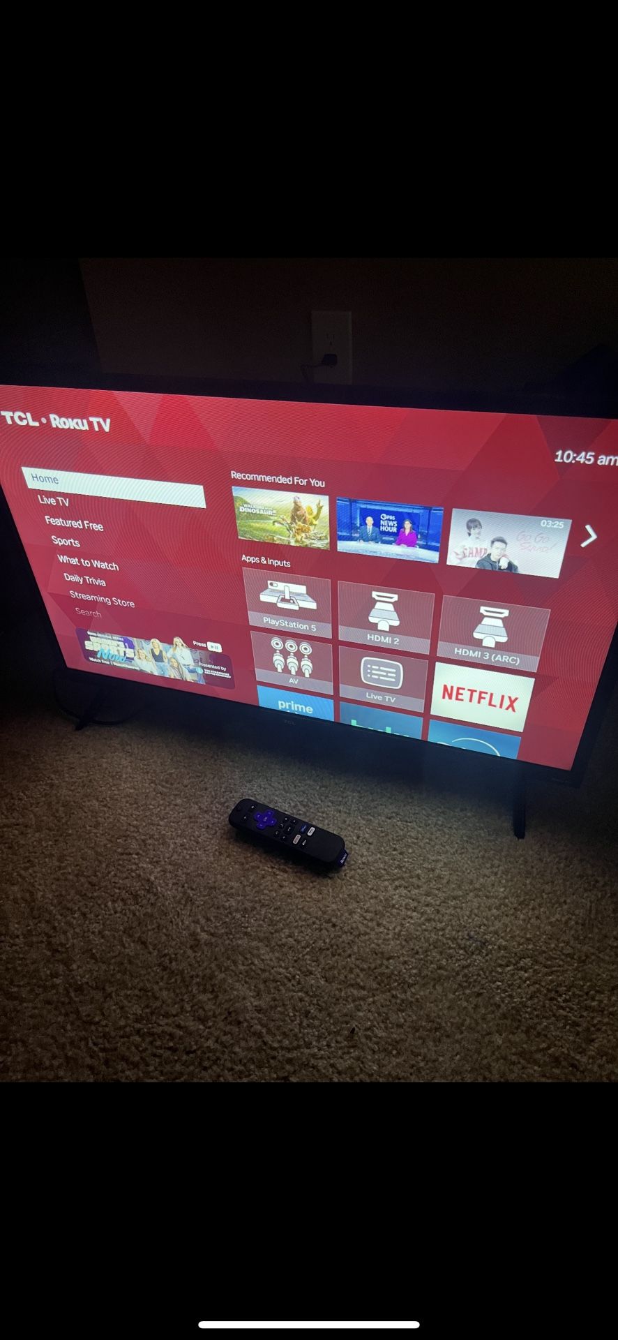 32 Inch TCL Roku TV