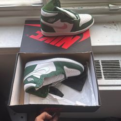 Air Jordan 1 Green White Size [X] – Clean / Authentic