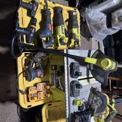Huge Ryobi Tool Bundle 