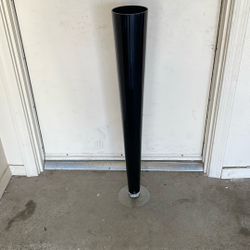Black Trumpet Vases