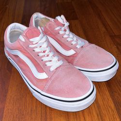Vans Old Skool Pink Suede Women’s Shoes Size 6