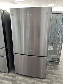 $100 Off + Free Delivery Drop Off Thru 8/17! GE FRENCH DOOR REFRIGERATOR @ $1300