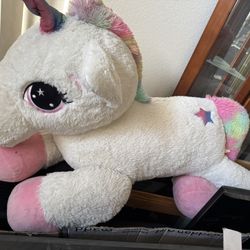 Life Size Large Plushy Unicorn 