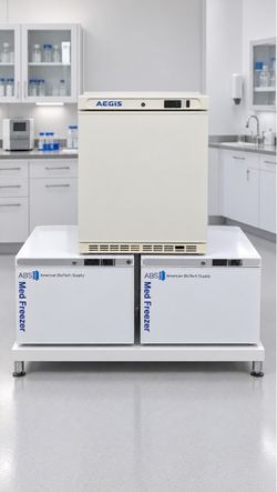 ABS Lab freezer 2 over one undercounter