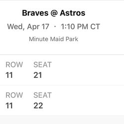 Astros Tickets 