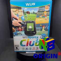 Wii Sports Club (Nintendo Wii U, 2014) Complete CIB - Tested - Authentic