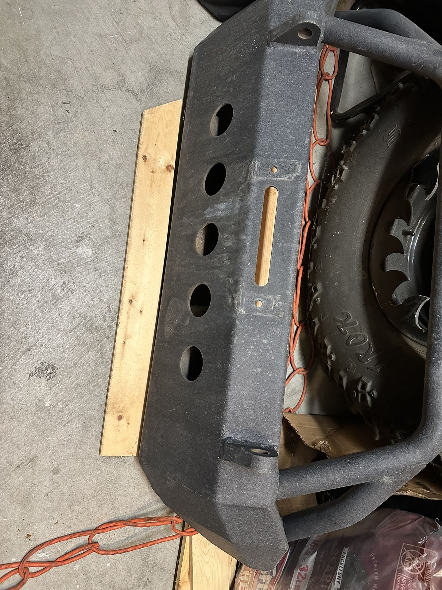 Winch Bumper Of Jeep Wrangler