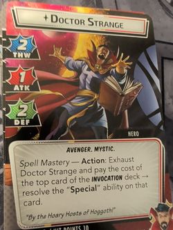 Marvel Champions LCG Doctor Strange Hero Cards ONLY!