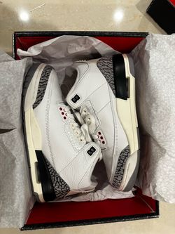 Jordan 3 White cement