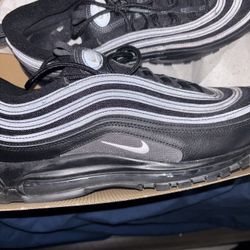 Nike Air Max 97 Black Reflective Sneakers Men’s Size — Classic Retro Runner 