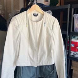 White Leather Jacket