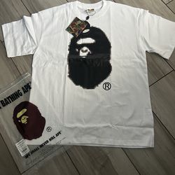 Bape tee size large and medium