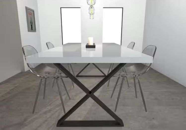  X-Shaped Structural Table Legs