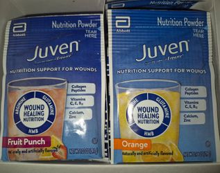 34x New Juven Orange Fruit Punch Powder Packets