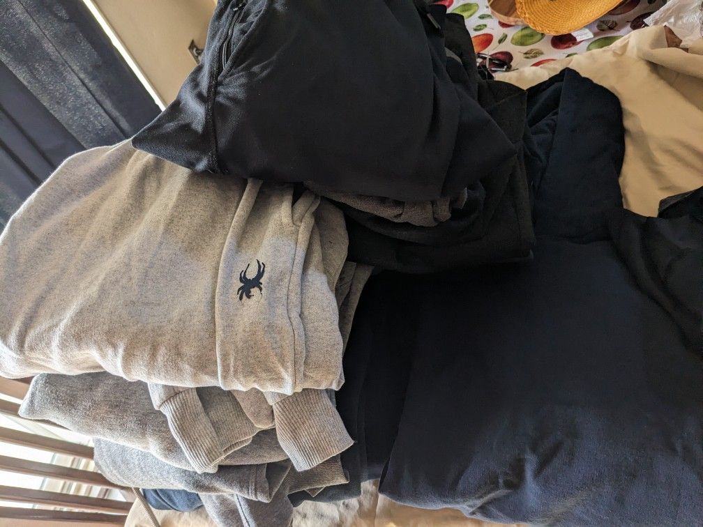 Teen Boys Men's Clothing Lot 1 Hooded Rain Jacket Included