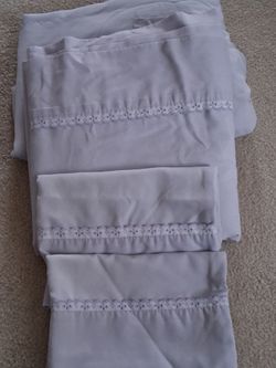 Queen Size Sheet Set & Mattress Pad