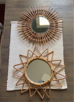 Urban Outfitters Boho Mirror Hanging Sun Decor