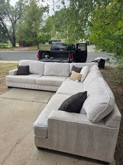 Cream/Light Beige Sectional
