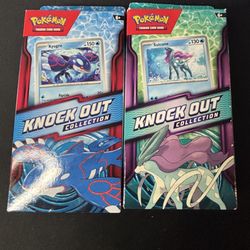 Pokémon TCG Knock Out Collection Kyogre Suicune 2 Boxesy