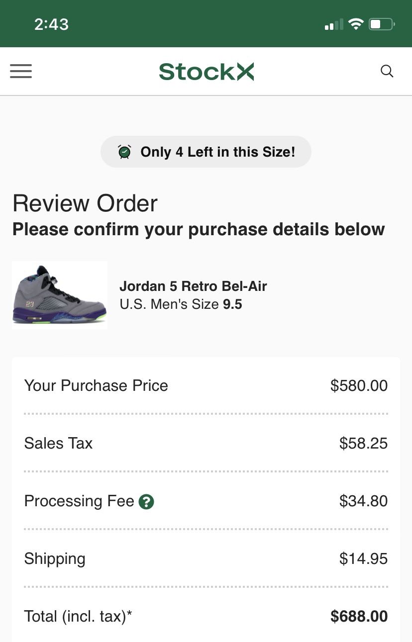 Jordan 5 Retro Bel Air