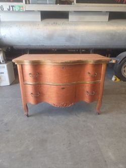 Vintage French Provincial 2-Drawer Dresser