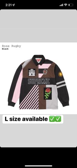 Supreme Rose Rugby Polo FW23 Size M