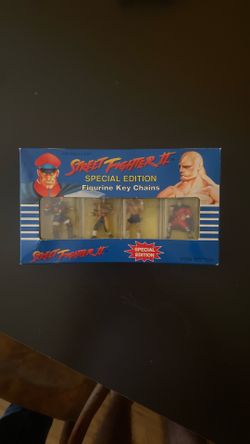 Street Fighter Rare 1992 Keychain Box Set!!! Place Toys!!! Unopened!!!