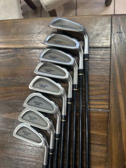 Golden one bullet iron set