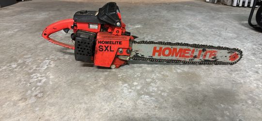 Homelite SXL Gas Powered Chainsaw