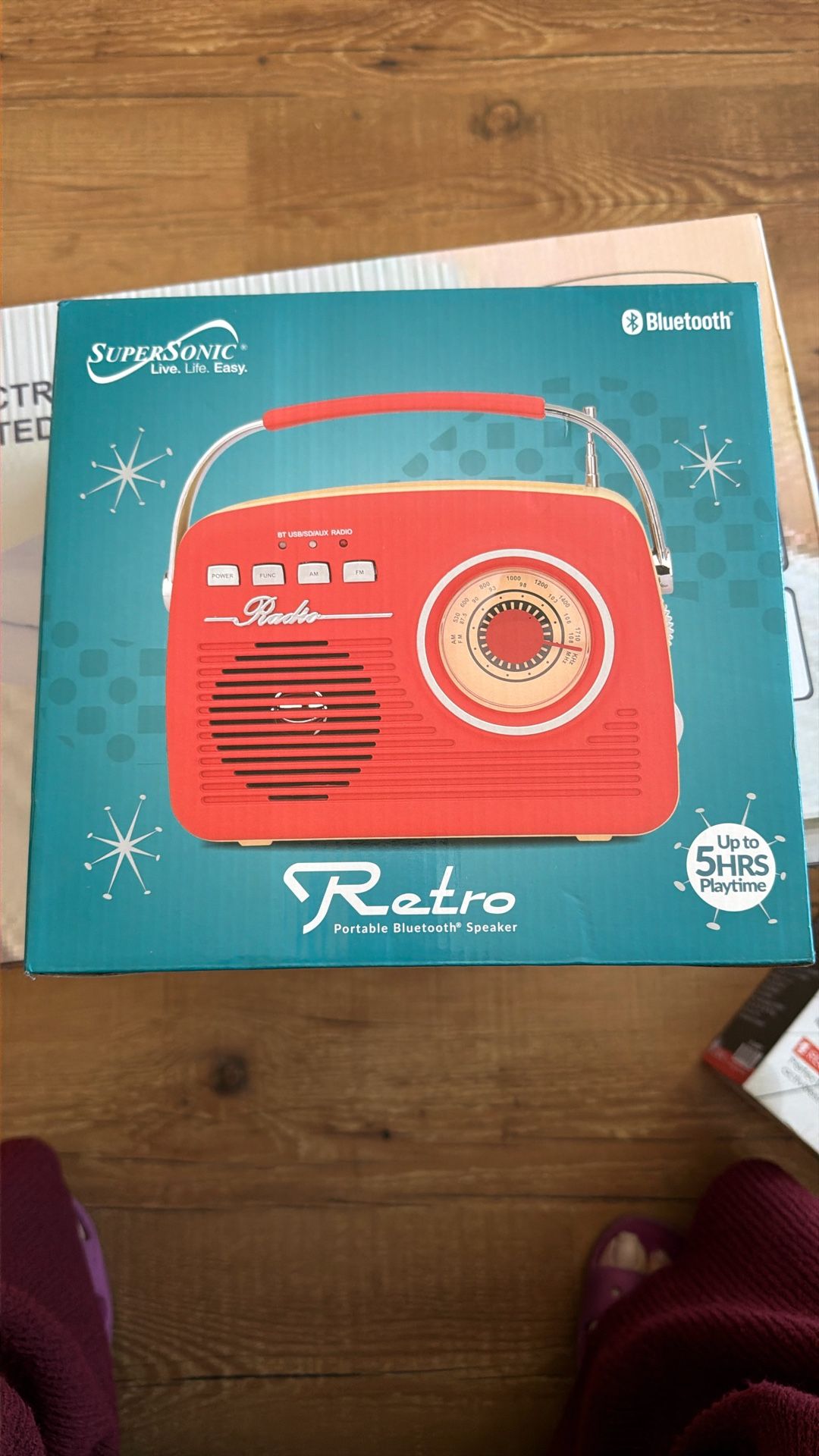 Retro Portable Bluetooth Speaker 