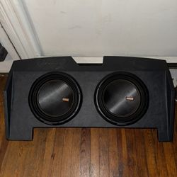 2 12in Competition Subwoofers 