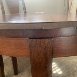 4 Leg Dark Oak Dinner Table (TABLE ONLY)
