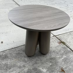 Grey Round Dining Table