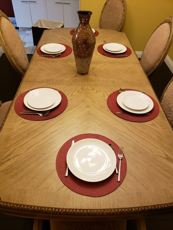 6 Piece Aico La Francaise Versailles Dining Room Table By Michael 6 Piece Aico La Francaise Versailles Dining Room Table By Michael Amini For In Pompano Beach Fl Offerup