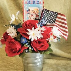 July 4th Floral Arrangement 