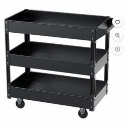 Three Tray Rolling Tool Cart Mechanic Cabinet Storage ToolBox