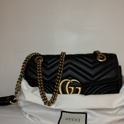 Gucci Marmont Quilted Chevron bag 