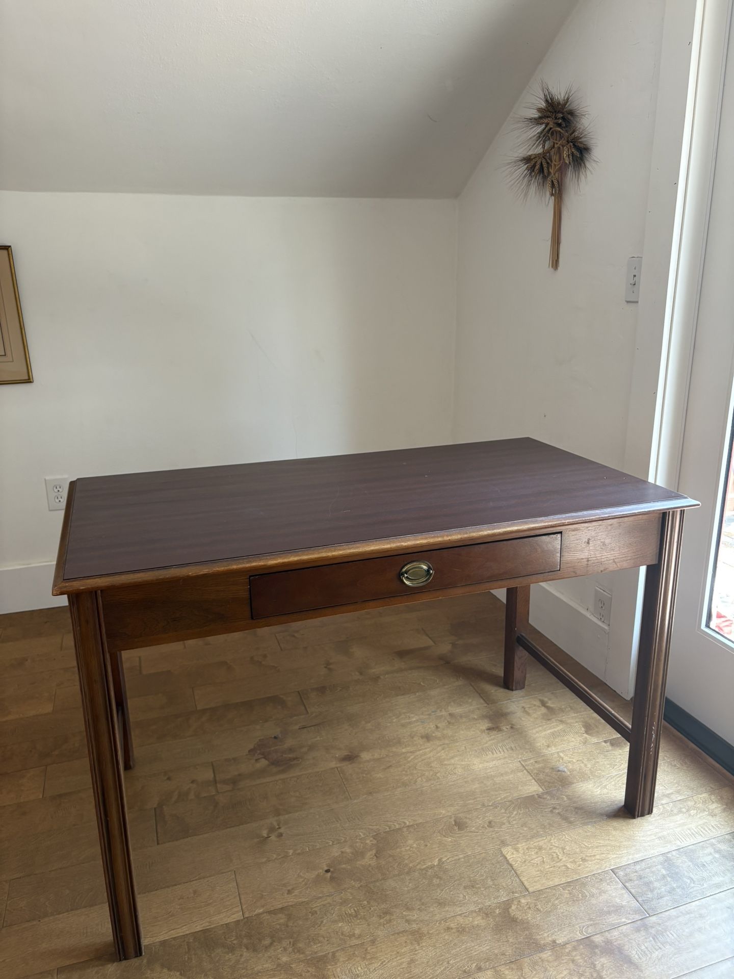 Large 80s? Desk With Small Drawer