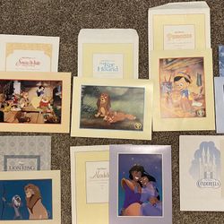 DISNEY LITHOGRAPHS