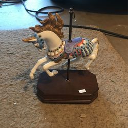 Horse Figurine With Music Box